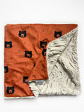 Bear Baby Blanket (34x34 inches)