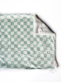 Sage Checkerboard XL Lovey (26x16 inches)