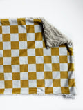 Golden Checkerboard XL Lovey (26x16 inches)