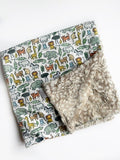 Safari Baby Blanket (34x34 inches)