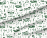 Watercolor Green Golf