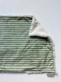 Olive Stripe XL Lovey (26x16 inches)