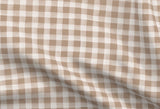 Beige and Vanilla 1" Plaid