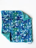 Teal Mermaid Lovey (16x16 inches)
