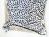 Milk and Cookies Baby Blanket (34x34 inches)
