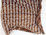 Bronze Geometric Baby Blanket (34x34 inches)