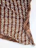 Bronze Geometric Baby Blanket (34x34 inches)