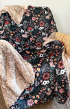 PREORDER Boho Floral Adult Throw (50x70 inches)