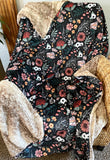 PREORDER Boho Floral Adult Throw (50x70 inches)