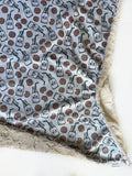 Milk and Cookies Baby Blanket (34x34 inches)