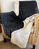 PREORDER Black X Adult Throw (50x70 inches)
