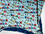 Train Baby Blanket