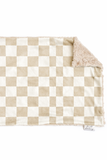 Beige Checkerboard XL Lovey (26x16 inches)