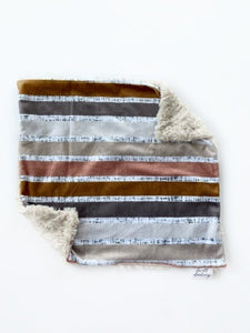 Neutral Stripes Lovey (16x16 inches)