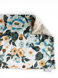 Blue Bloom Floral XL Lovey (26x16 inches)