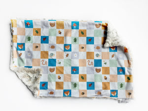 Woodland Checkerboard XL Lovey (26x16 inches)