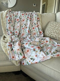 Soulful Sunflower Floral Adult Throw (50x70 inches)