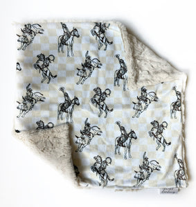 Checkered Rodeo Lovey (16x16 inches)