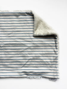 Blue Stripe Stripe XL Lovey (26x16 inches)