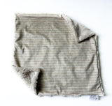 Beige Linen Stripe Lovey (16x16 inches)