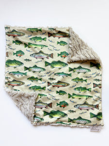 Fishing on Khaki Lovey (16x16 inches)