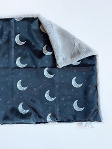 Satin Stars and Moon XL Lovey (26x16 inches)