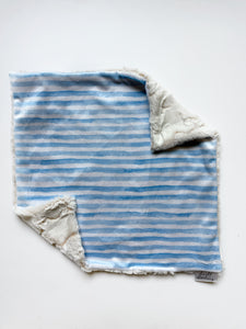 Powder Blue Stripe Lovey (16x16 inches)