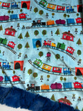 Train Baby Blanket