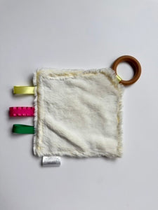 Feelin Froggy Crinkle Paper Teething Ring Toy
