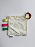 Feelin Froggy Crinkle Paper Teething Ring Toy