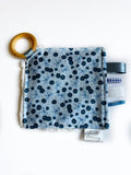 Blueberry Crinkle Paper Teething Ring Toy