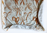 Bows Baby Blanket (34x34 inches)