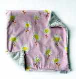 Sunflowers on Pink Lovey (16x16 inches)