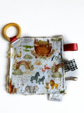 Noah's Ark Crinkle Paper Teething Ring Toy