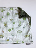 Pond Life Gingham XL Lovey (26x16 inches)