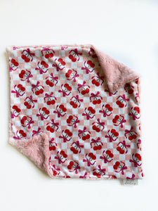 Cherry Checkerboard Lovey (16x16 inches)