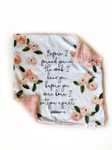 Before I Formed You in the Womb I Knew You. Before You Were Born I Set You Apart Lovey (16x16 inches)