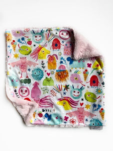 Silly Monster Lovey (16x16 inches)