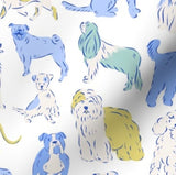 Dogs in Blue Green