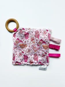 Let's Go Girls Rodeo Crinkle Paper Teething Ring Toy