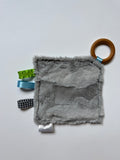 Cool Dogs Crinkle Paper Teething Ring Toy