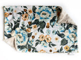 Blue Bloom Floral XL Lovey (26x16 inches)