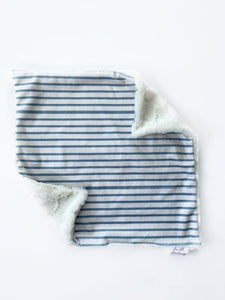 Blue Stripe Lovey (16x16 inches)