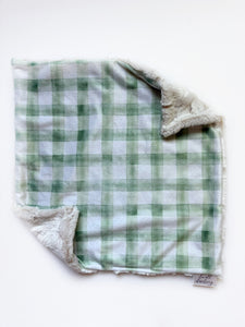 Sage Plaid Lovey (16x16 inches)