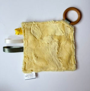 Be Still and Know Crinkle Paper Teething Ring Toy