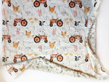Farm Baby Blanket (34x34 inches)