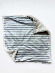 Blue Stripe Lovey (16x16 inches)