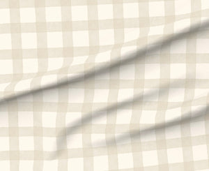 Beige Watercolor Plaid