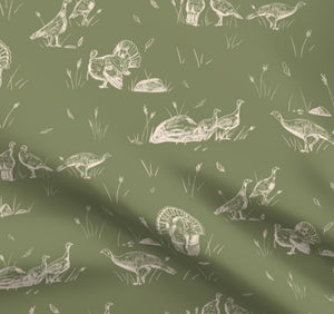 Green Turkey Toile