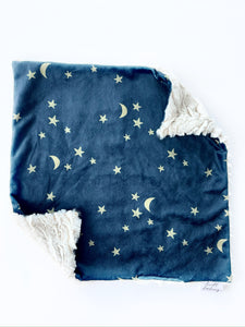 Navy Stars Lovey (16x16 inches)